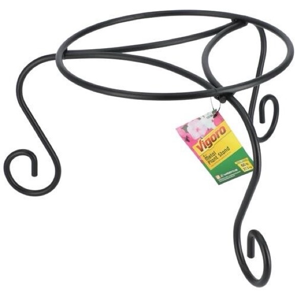Other - Vigoro Black Metal Plant Stand